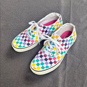Vans Colorful Checkered Sneakers